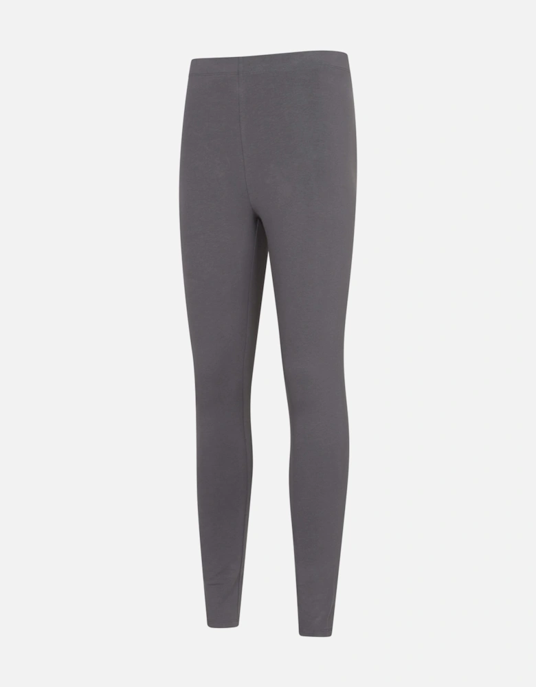 Womens/Ladies Cotton Blend Midweight Leggings (Pack of 2)
