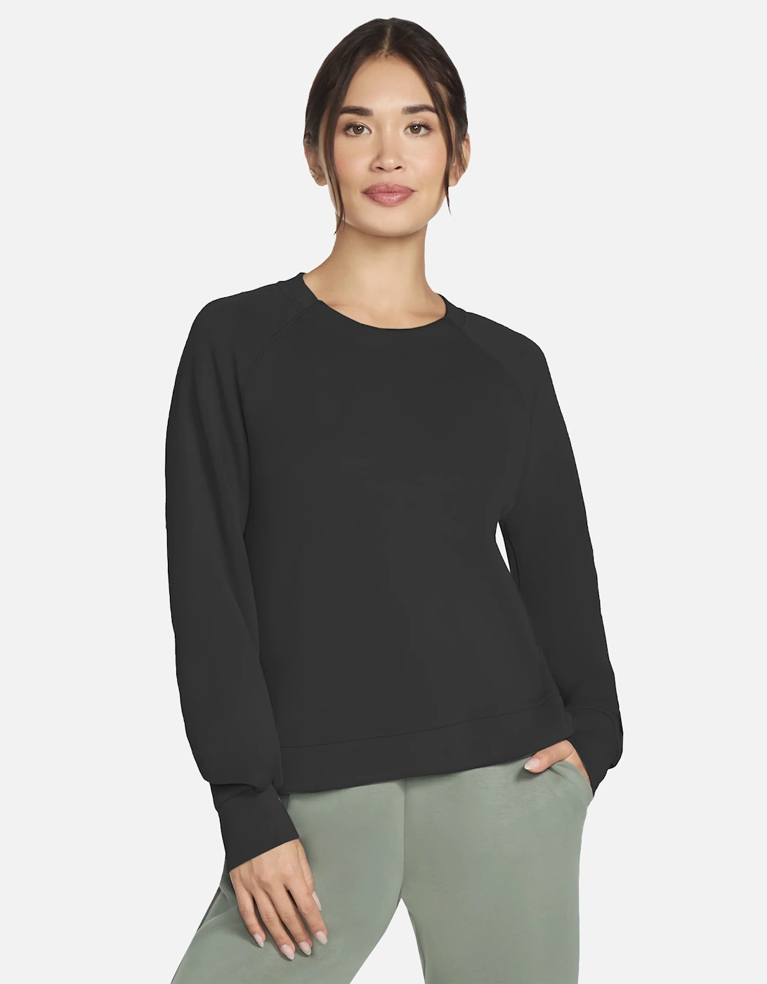 Womens/Ladies Skechluxe Elevate Crew Neck Sweatshirt, 4 of 3