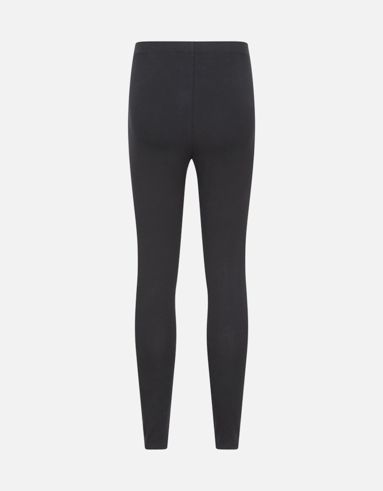 Womens/Ladies Cotton Blend Midweight Leggings (Pack of 2)