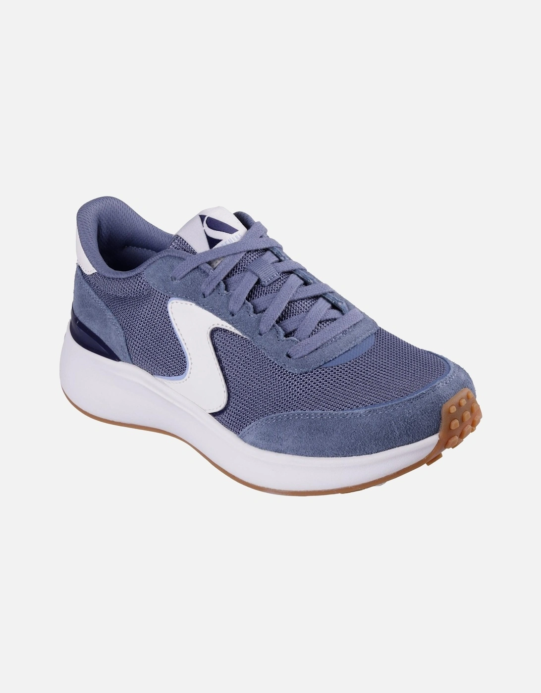 Womens/Ladies BLVD Retro Suede Trainers, 3 of 2