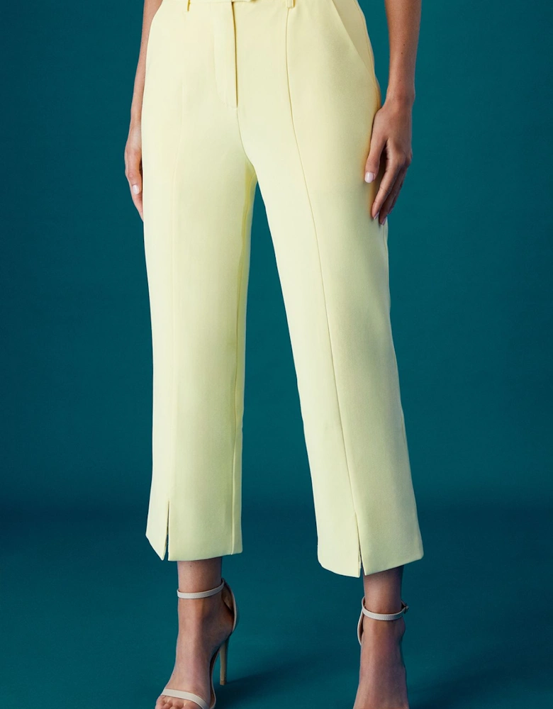 Split Front Crop Trouser