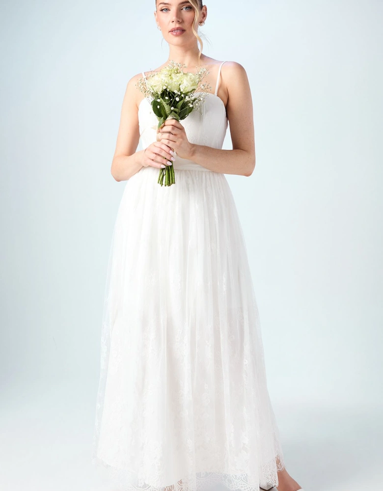 Embellished Lace Bridal Skirt