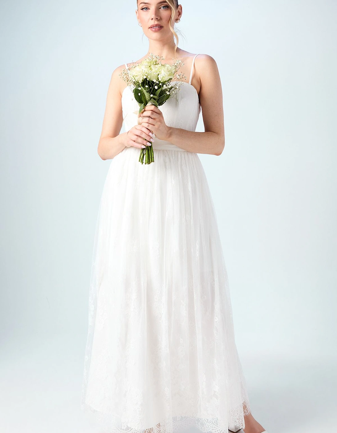 Embellished Lace Bridal Skirt, 2 of 1