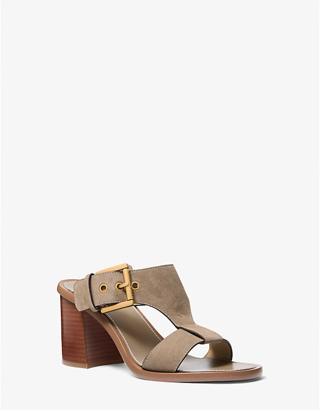 Irene Suede Block Heel Sandal, 2 of 1