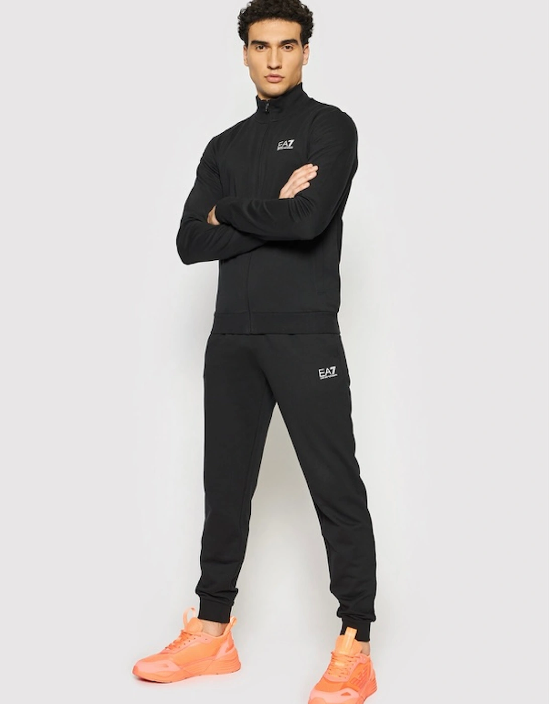 Core Logo Tracksuit - Black / White