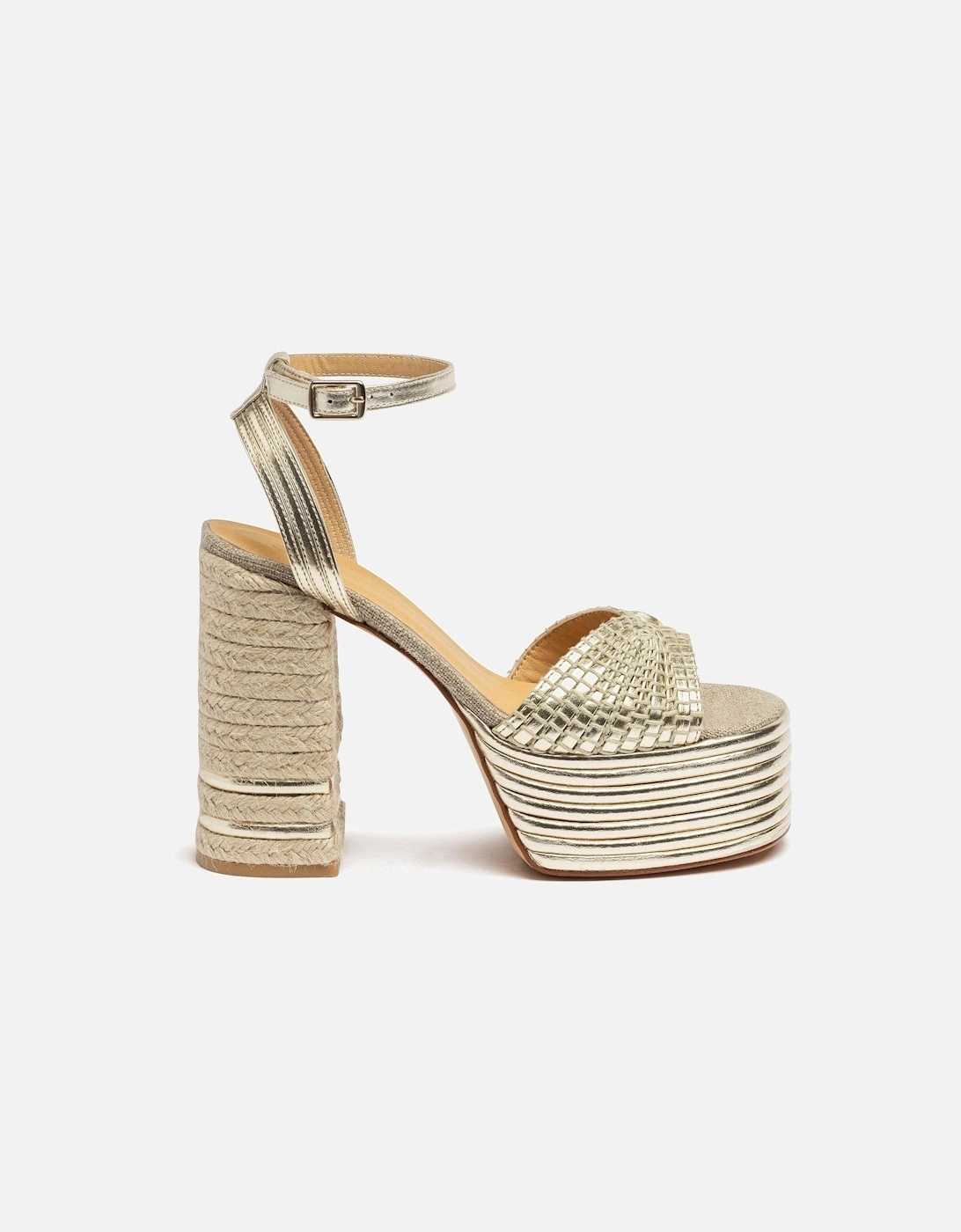 Ferosa Chunky Platform Sandal - Gold, 2 of 1