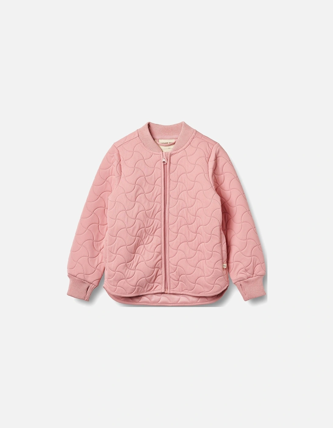 Girls Quilted Jacket - Pink, 2 of 1