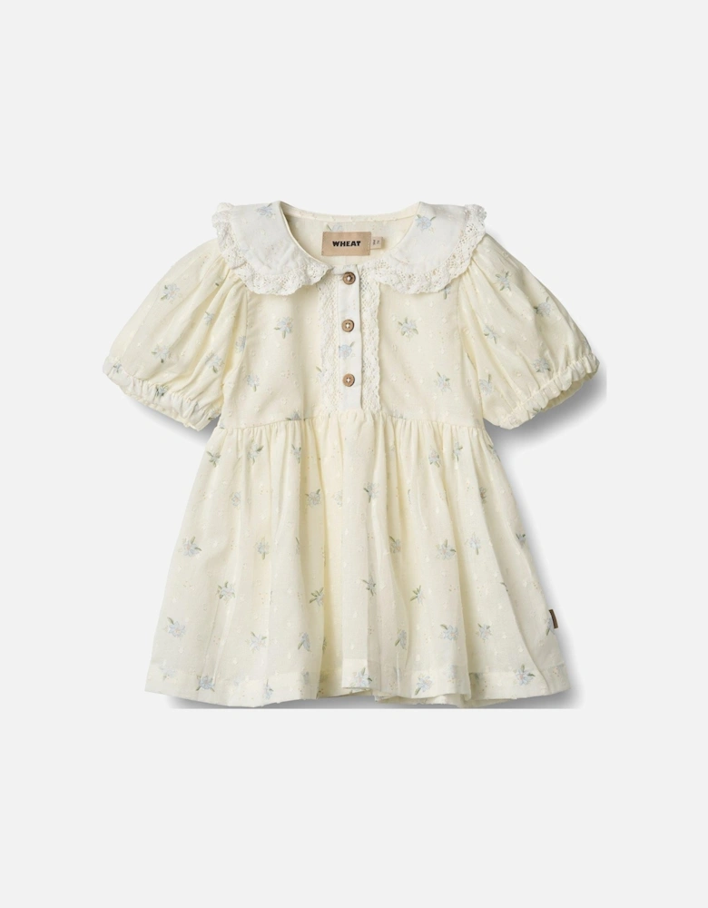 Baby Girls Adele Short Sleeve Dress - Cream