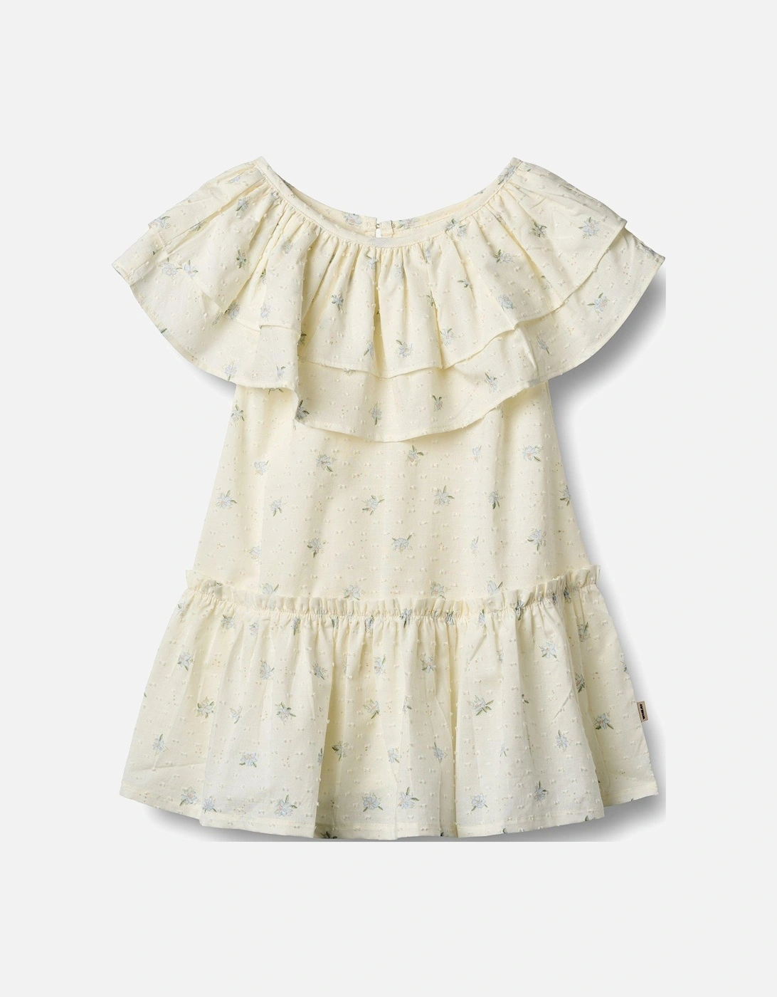 Girls Floral Dress - Cream, 2 of 1