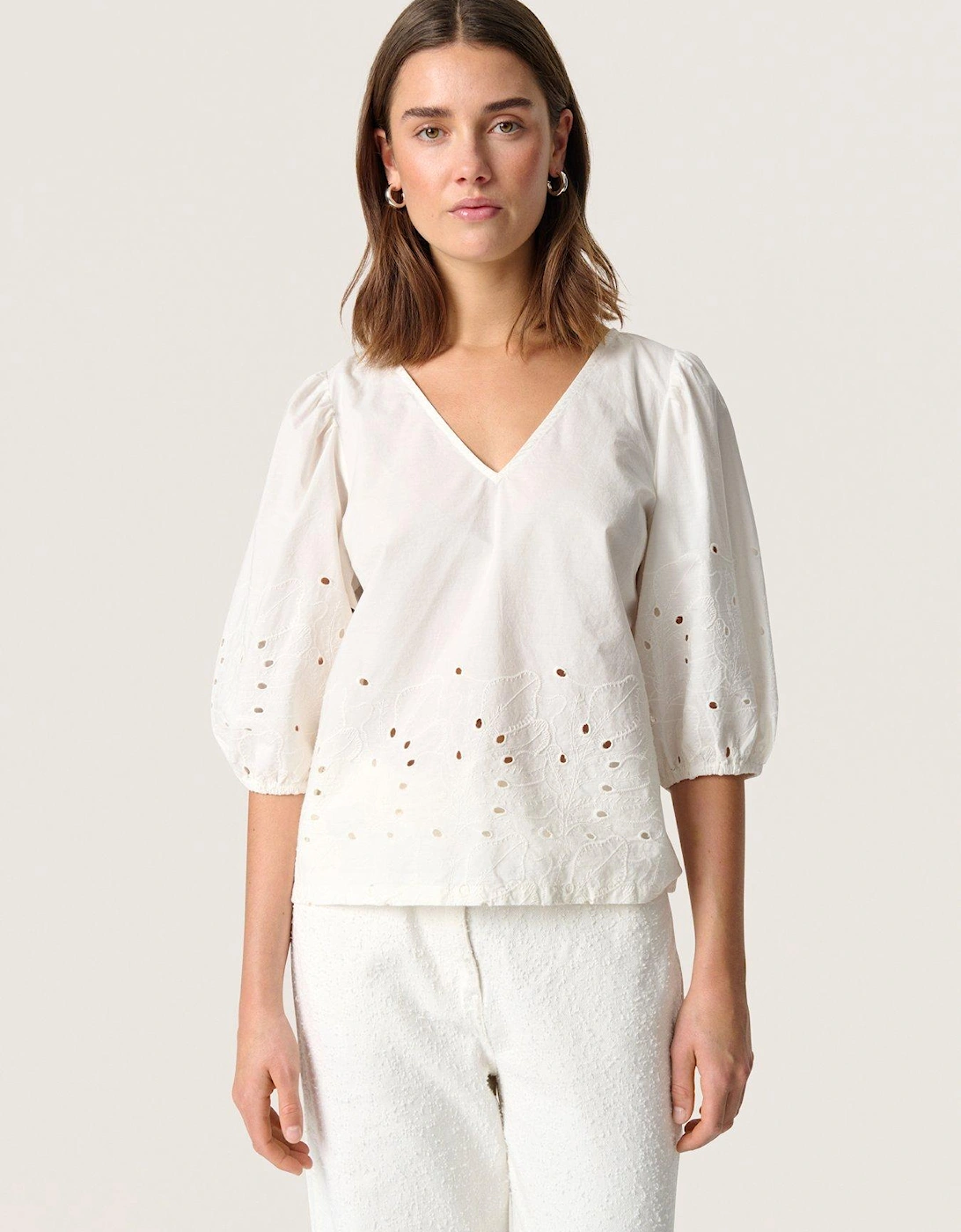 Manja Blouse - White, 2 of 1