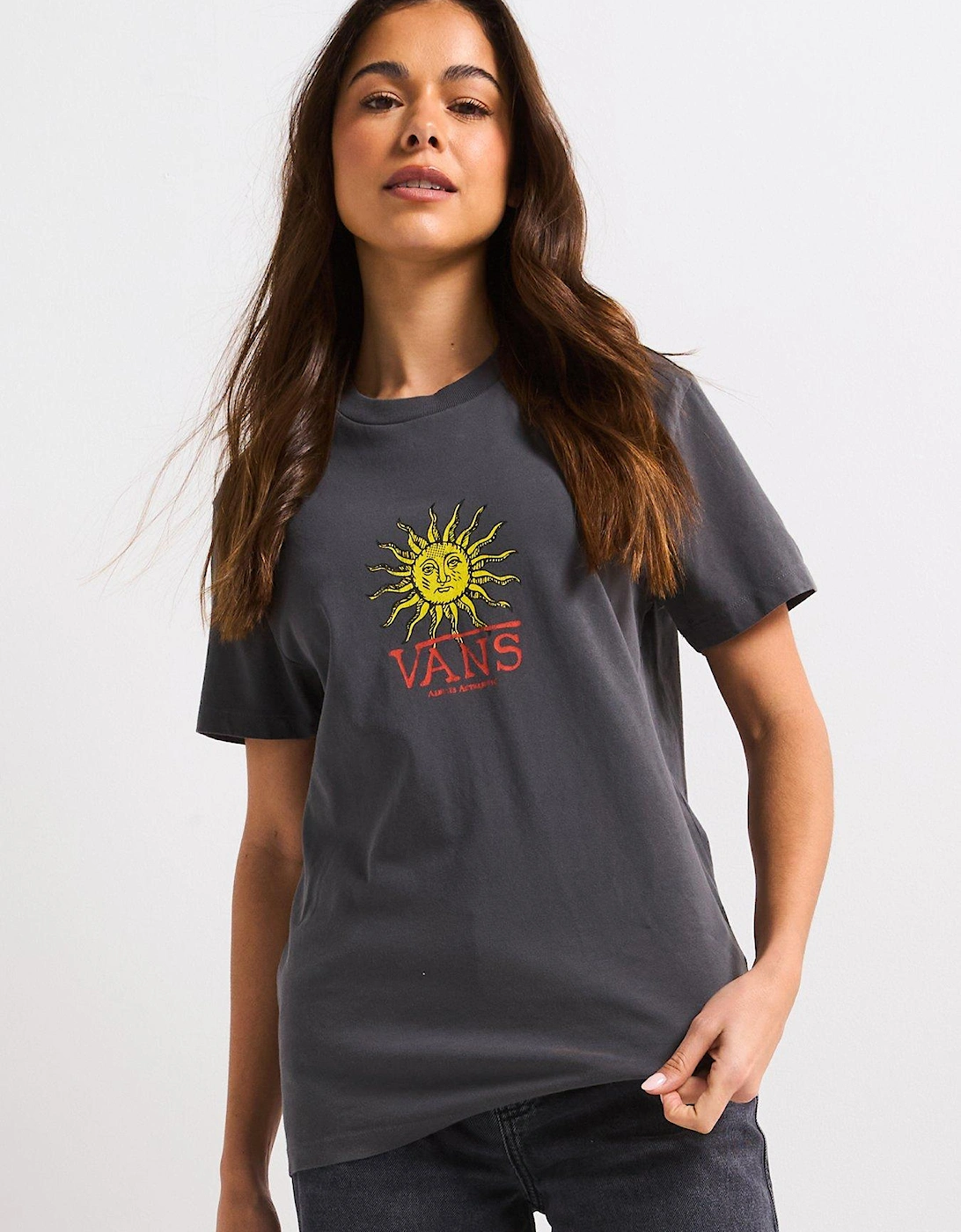 Women's Cosmic Ray Bff Short Sleeve Tee - Grey, 2 of 1