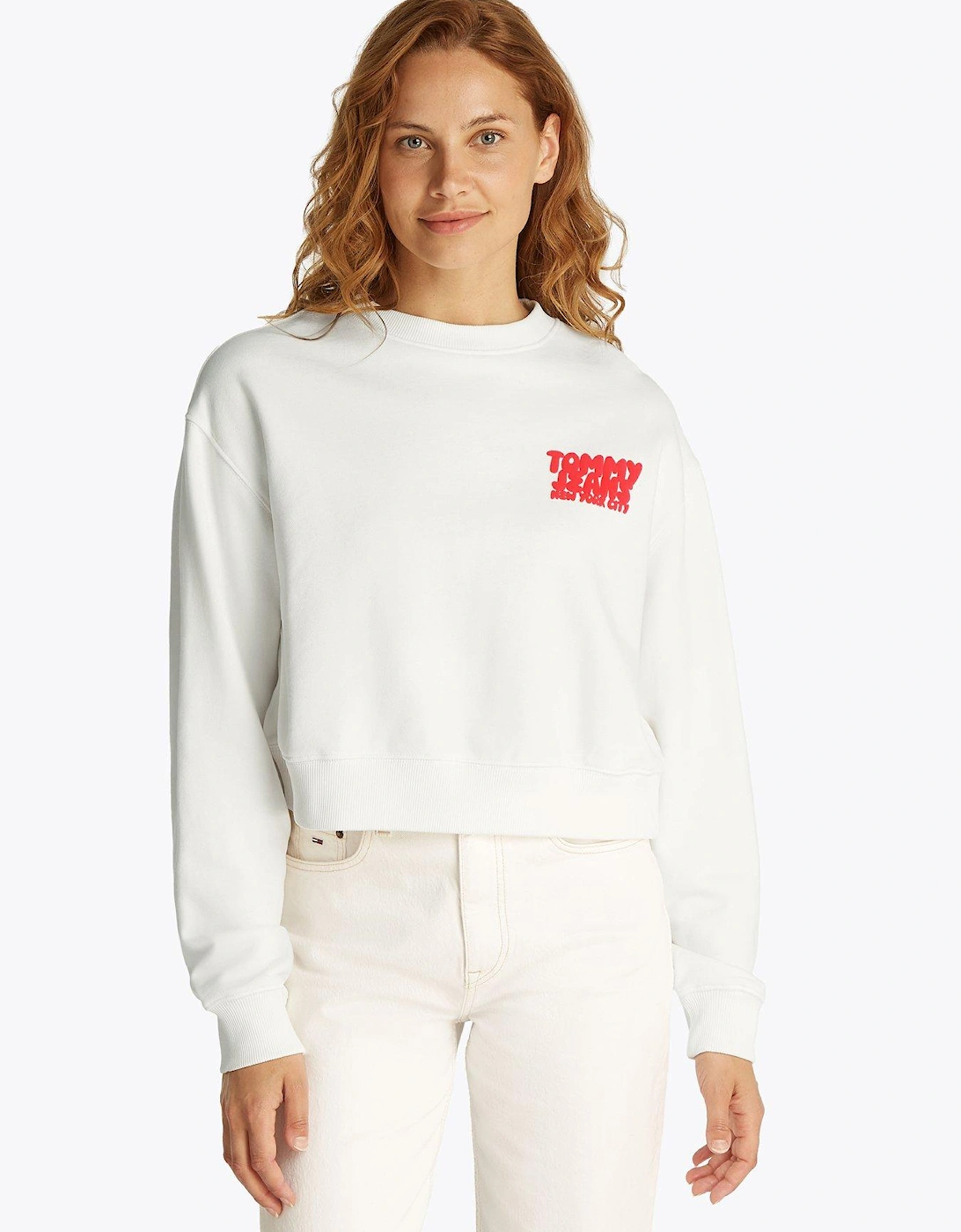 Bubble Logo Sweatshirt - White, 2 of 1