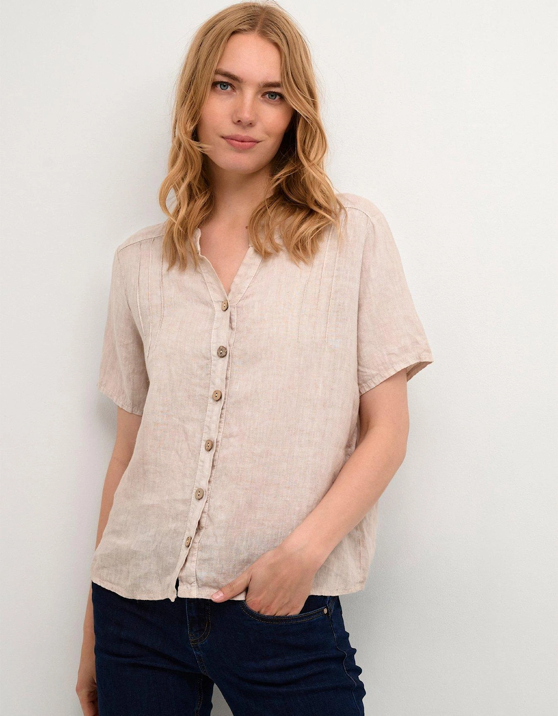 Bellis Linen Shirt - Neutral, 2 of 1