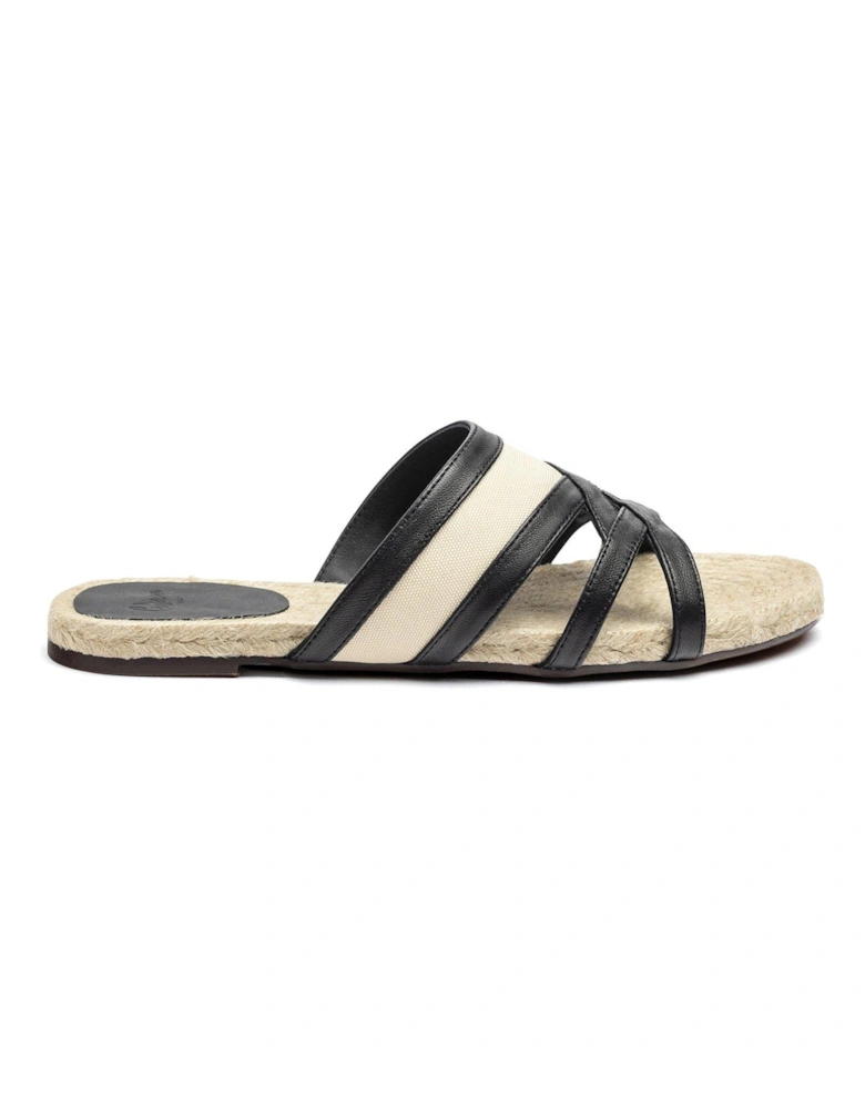 Piries Contrast Slide - White