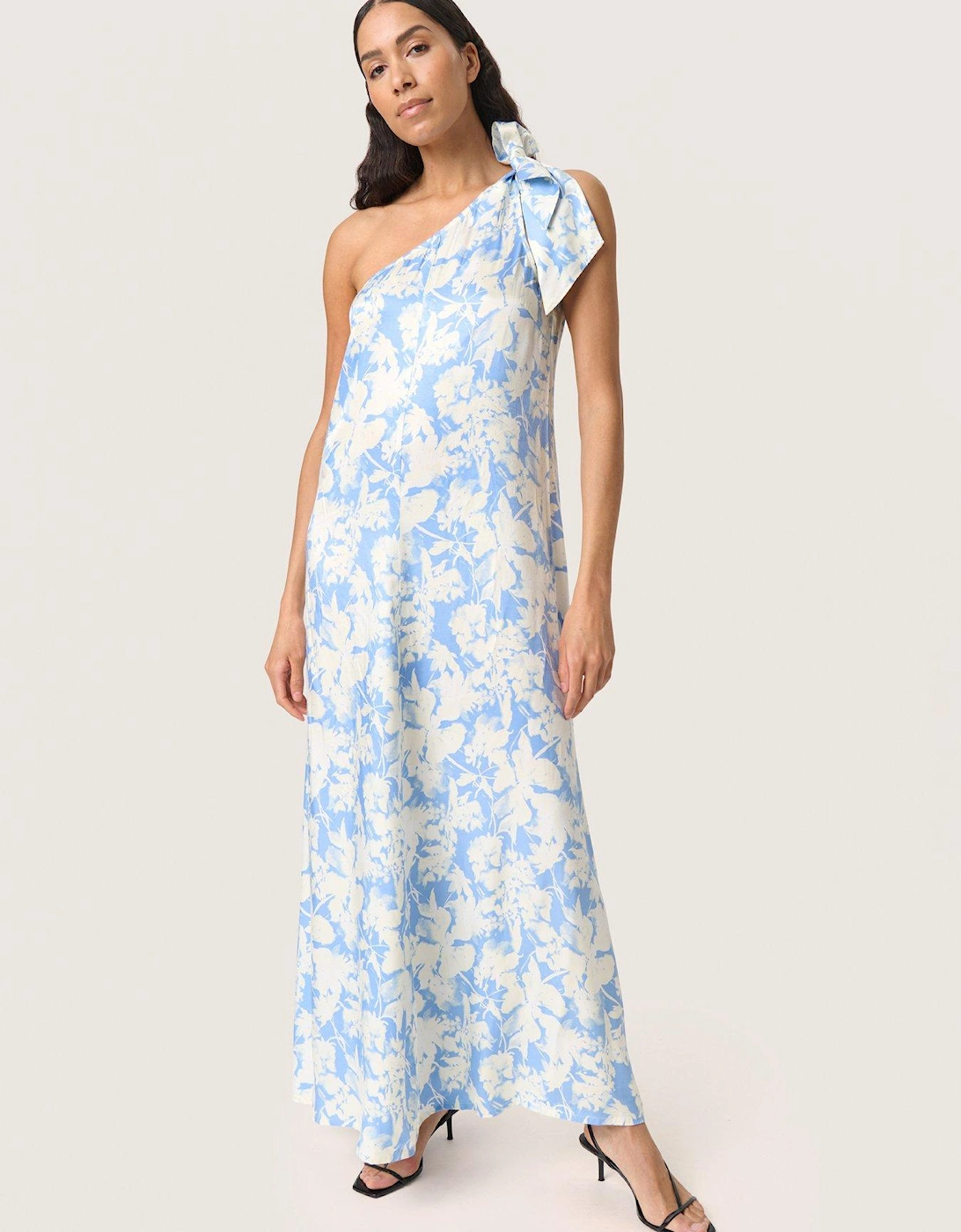Becca One Shoulder Maxi Dress - Blue, 2 of 1