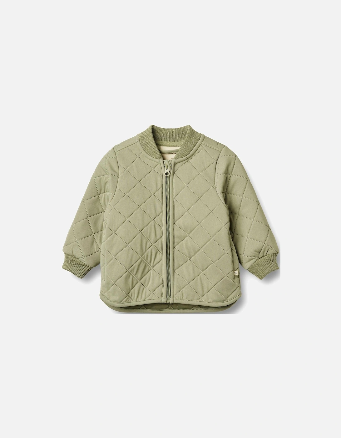 Baby Unisex Quilted Jacket - Green, 2 of 1