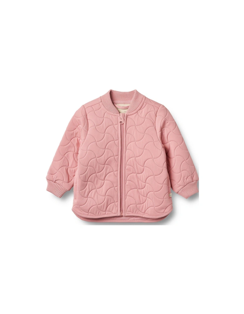 Baby Girls Quilted Jacket - Pink