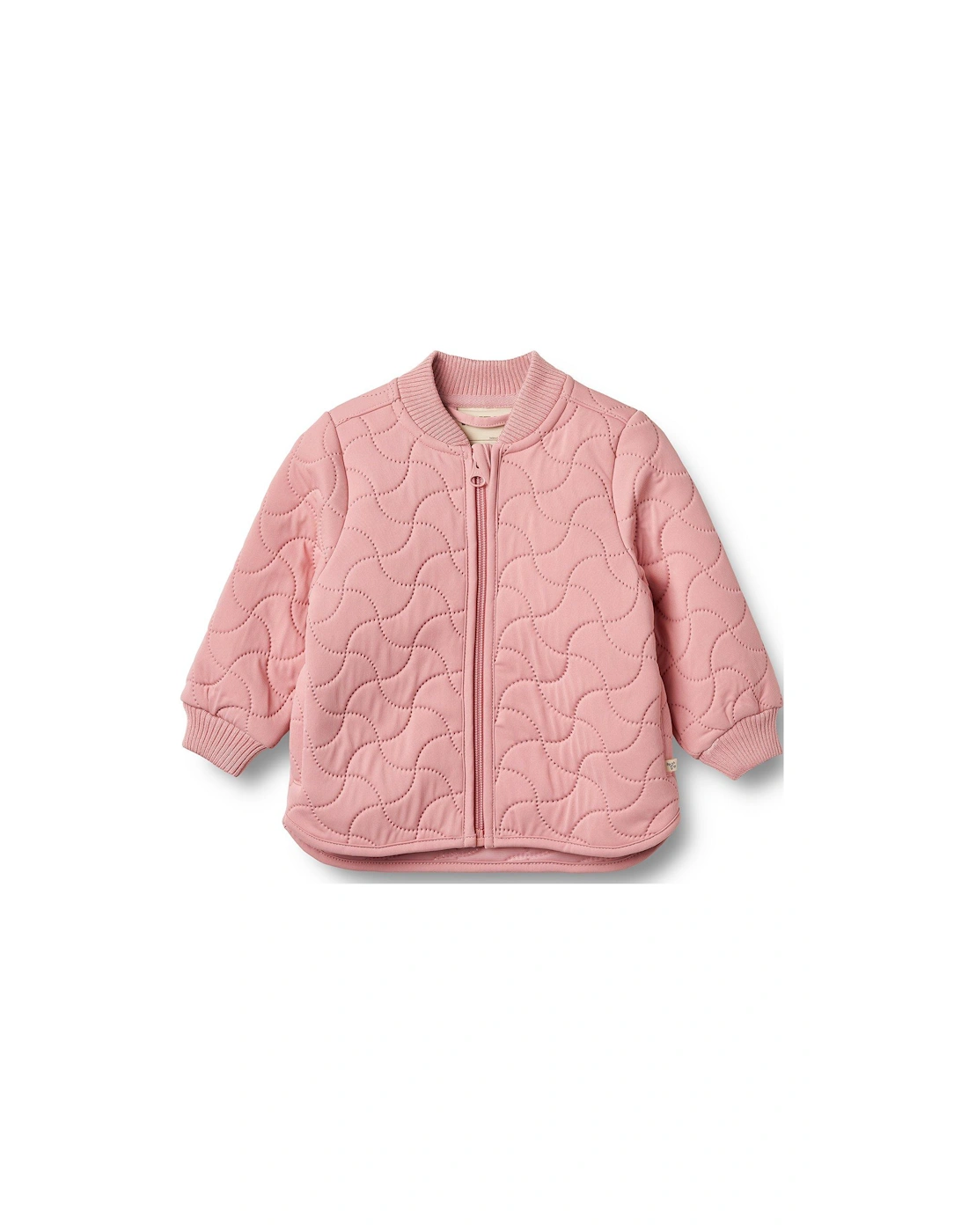 Baby Girls Quilted Jacket - Pink, 2 of 1