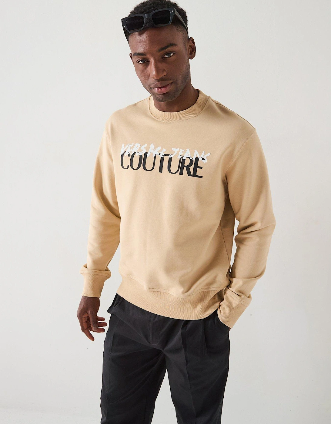 Institutional Logo Sweat Shirt - Beige, 2 of 1