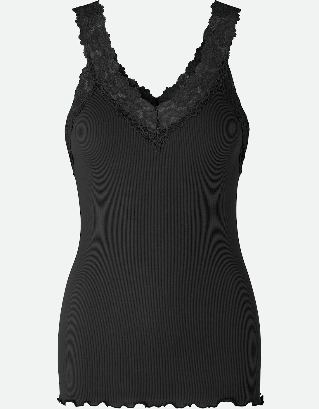 Bernadine organic lace top in black, 2 of 1