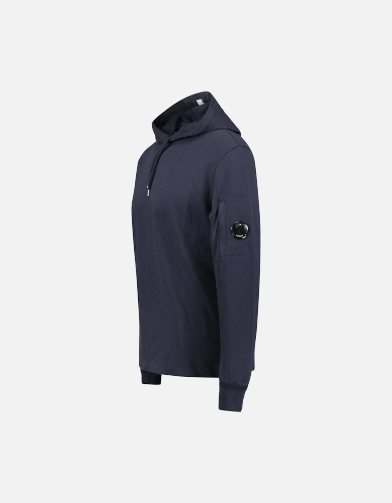 Hooded Lens Light Fleece Sweatshirt Midnight Blue