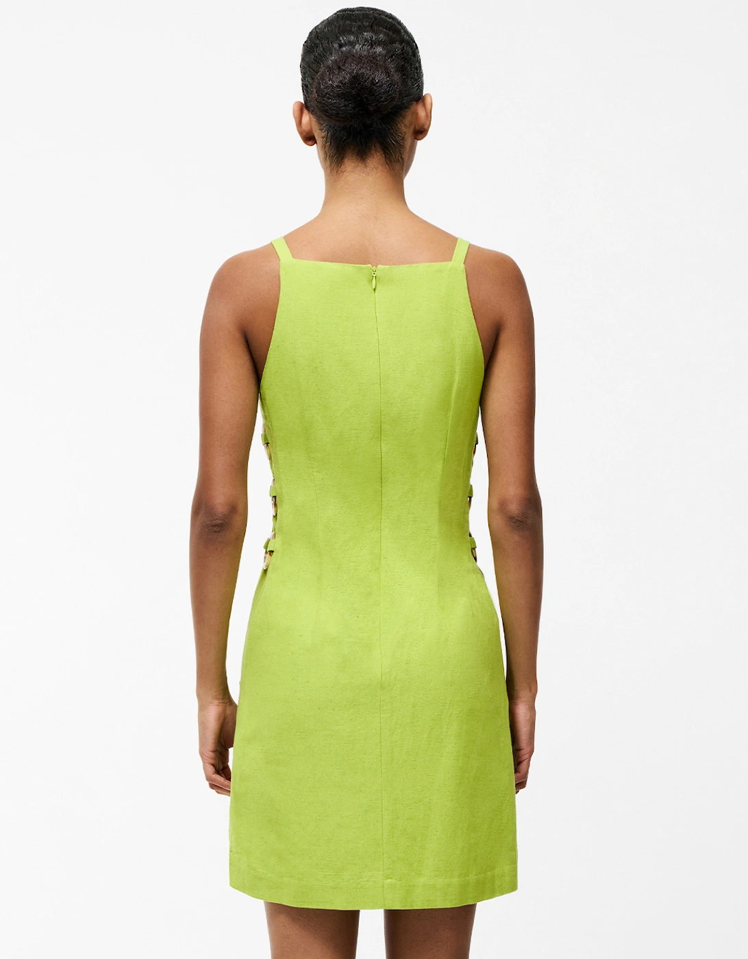 Ariette Linen Dress Cactus Green