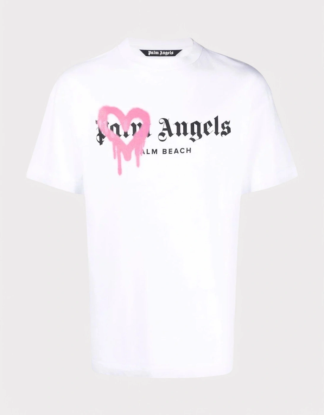 Miami Heart Sprayed T Shirt White, 5 of 4