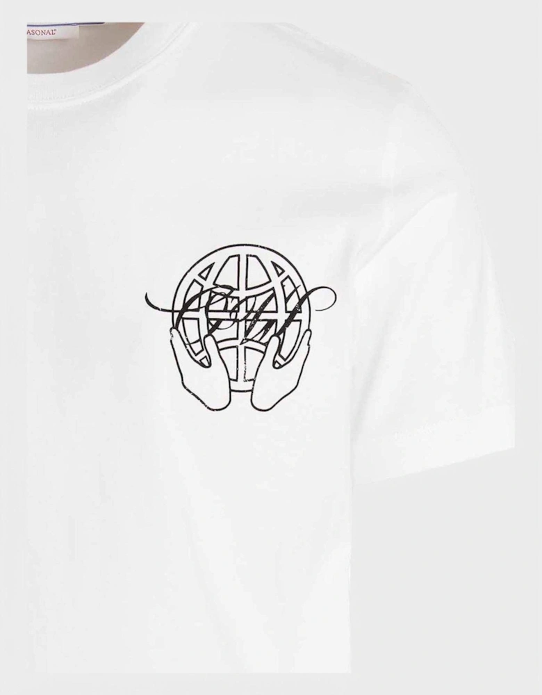 Hand Arrow Slim T-Shirt 'White/Black'