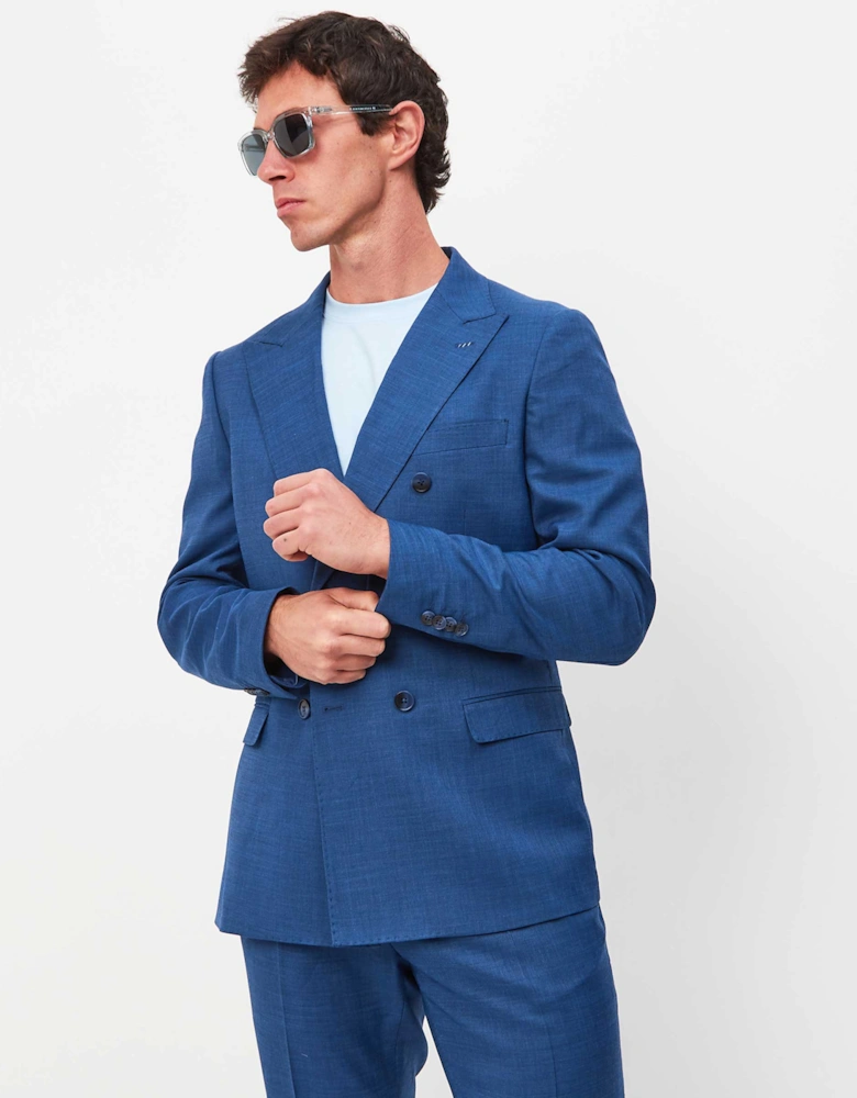 Slim Fit Double Breasted Suit
