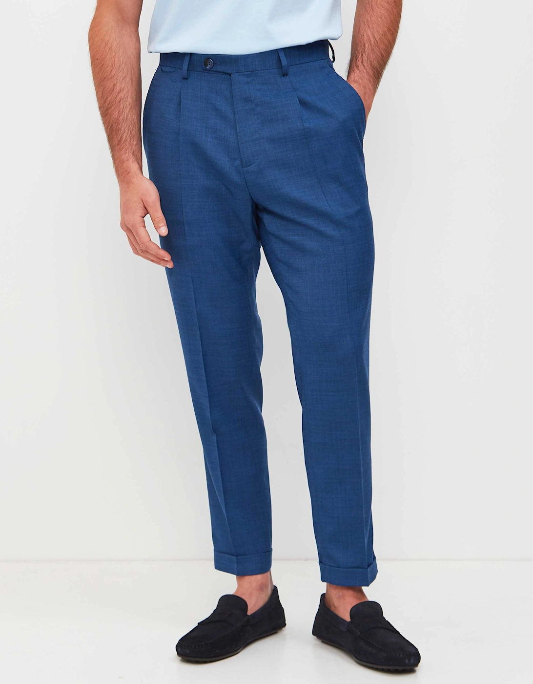 Slim Fit Double Breasted Suit