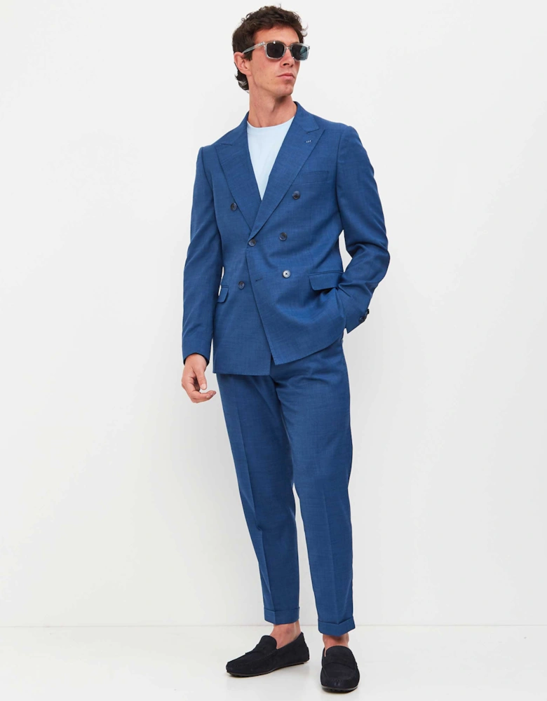 Slim Fit Double Breasted Suit
