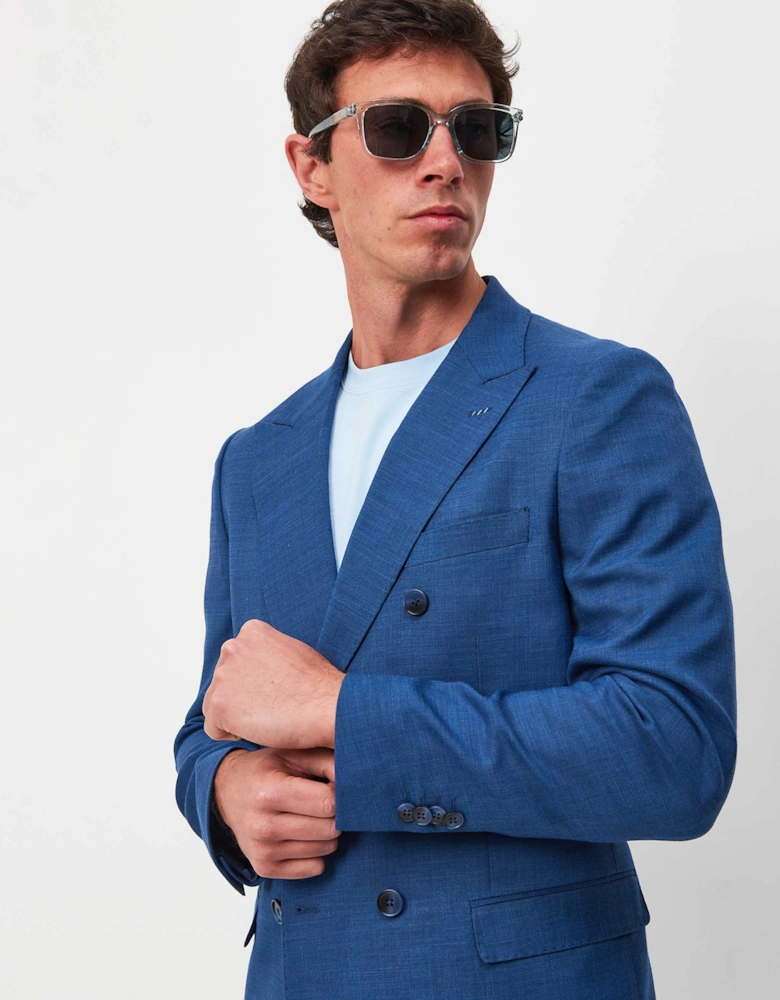 Slim Fit Double Breasted Suit