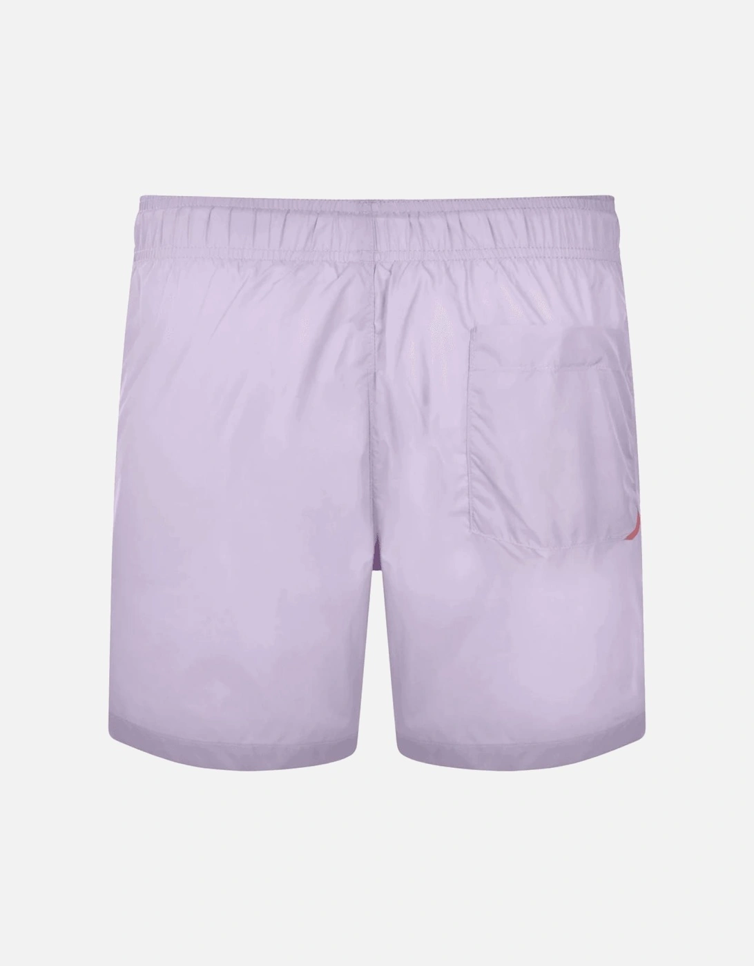Haiti Contrast Logo Open Purple Swim Shorts