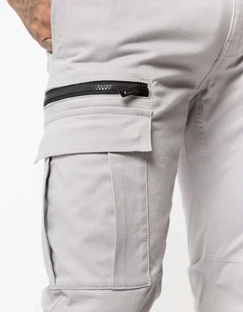 Nuovo Cargo Trousers - Light Grey
