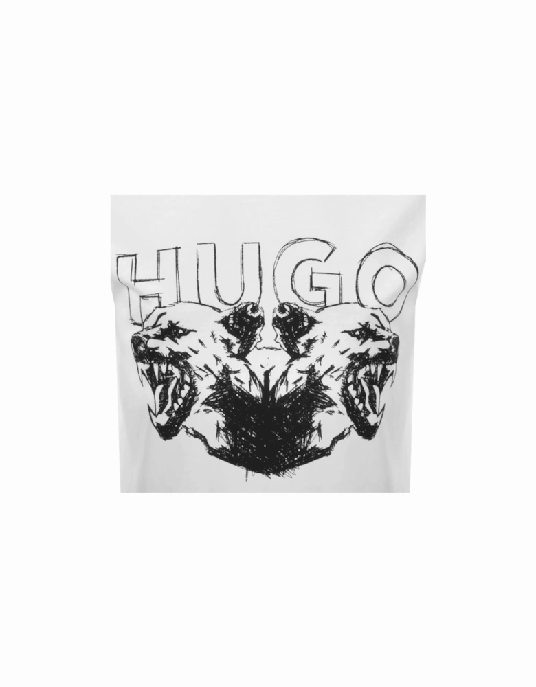 Durro Animal Graphic White T-Shirt