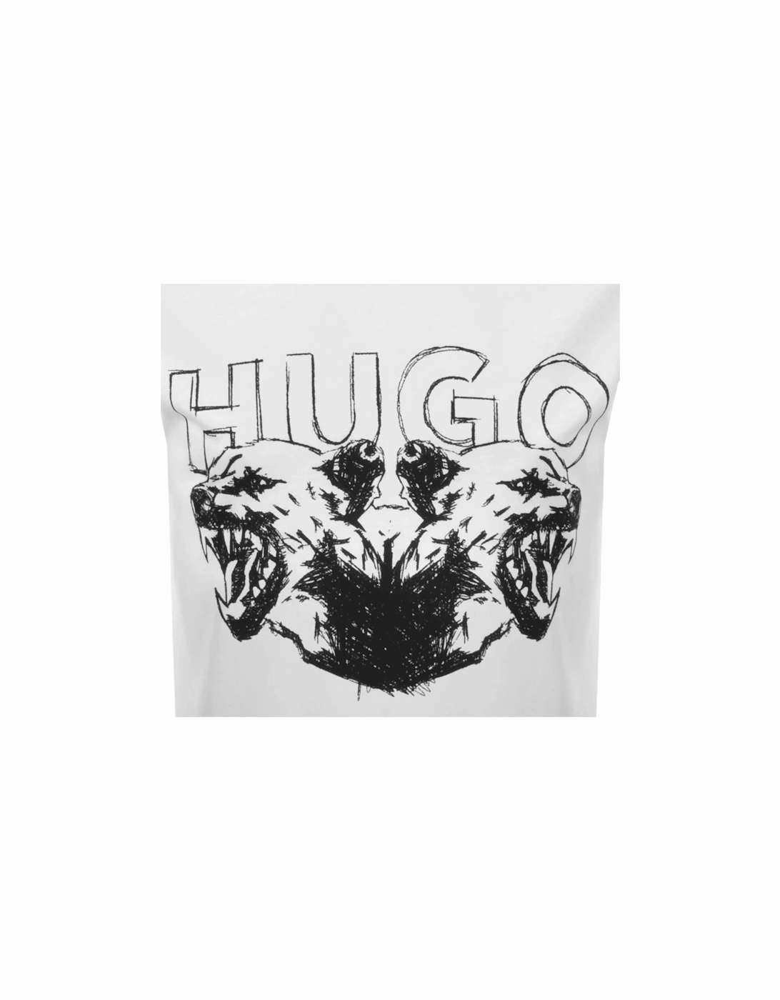Durro Animal Graphic White T-Shirt