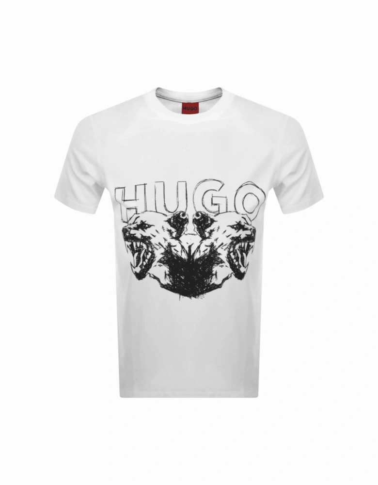 Durro Animal Graphic White T-Shirt