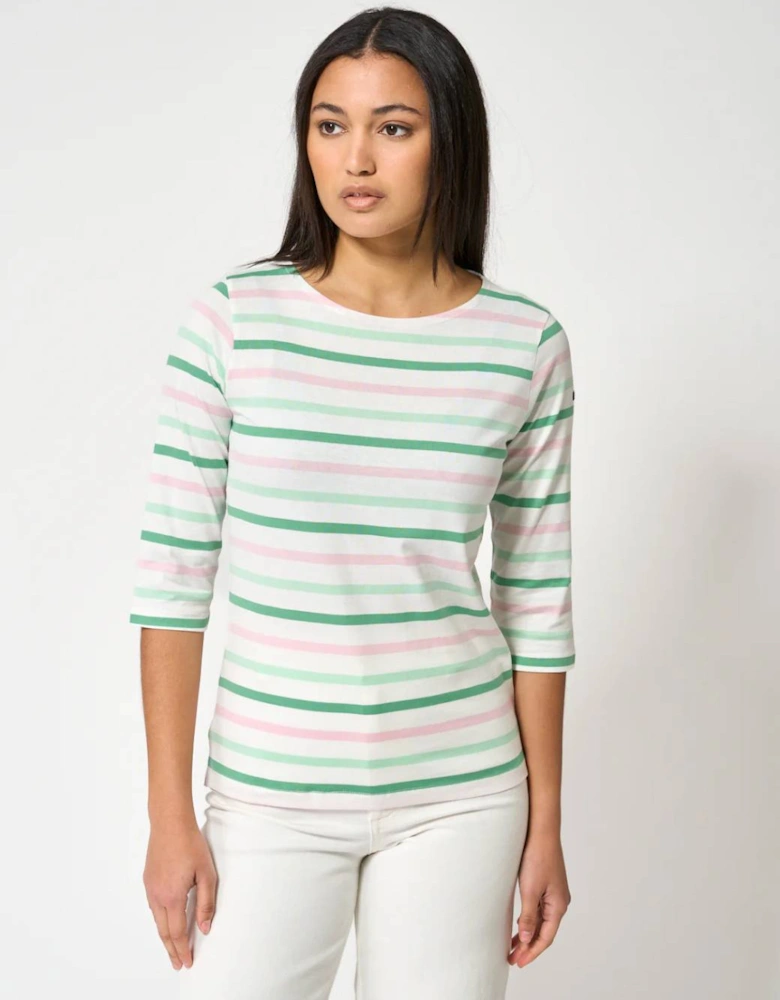 Women's Navy Striped T-Shirt Multi