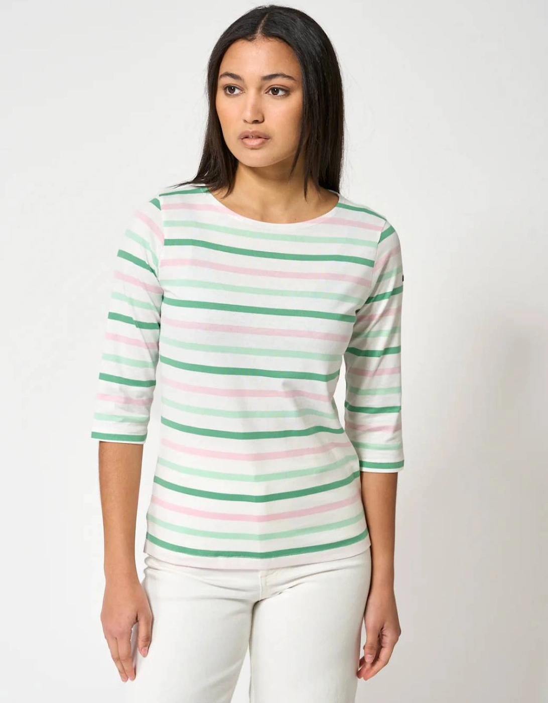 Women's Navy Striped T-Shirt Multi