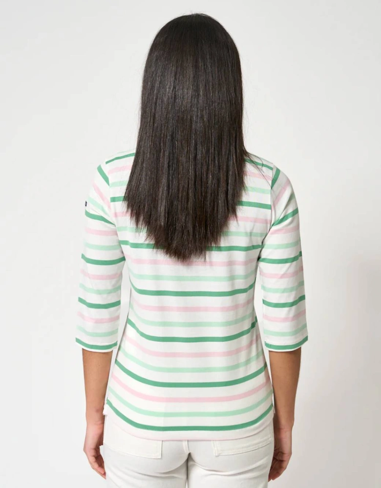 Women's Navy Striped T-Shirt Multi