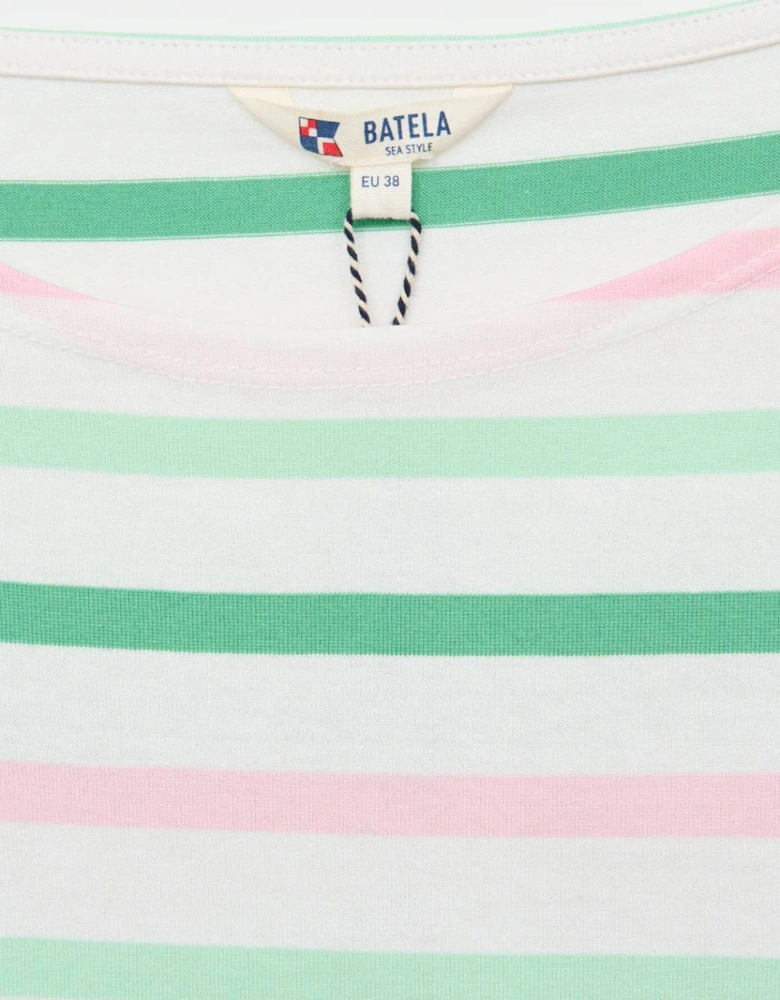 Women's Navy Striped T-Shirt Multi