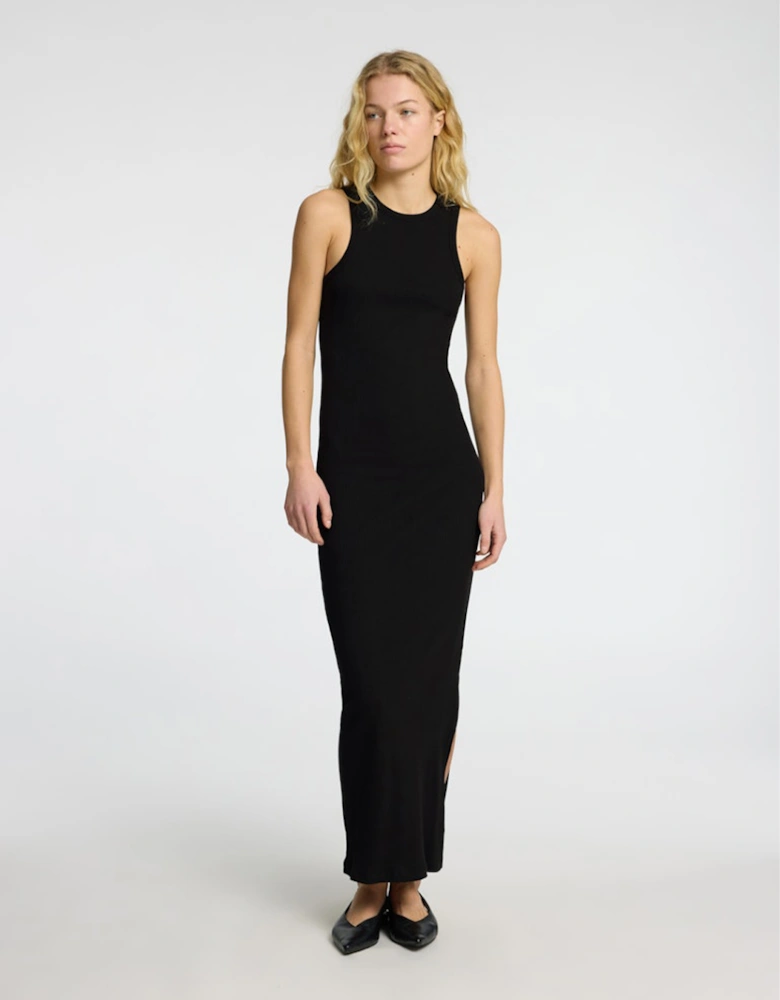 Femme Anna Ankle Tank Dress Black