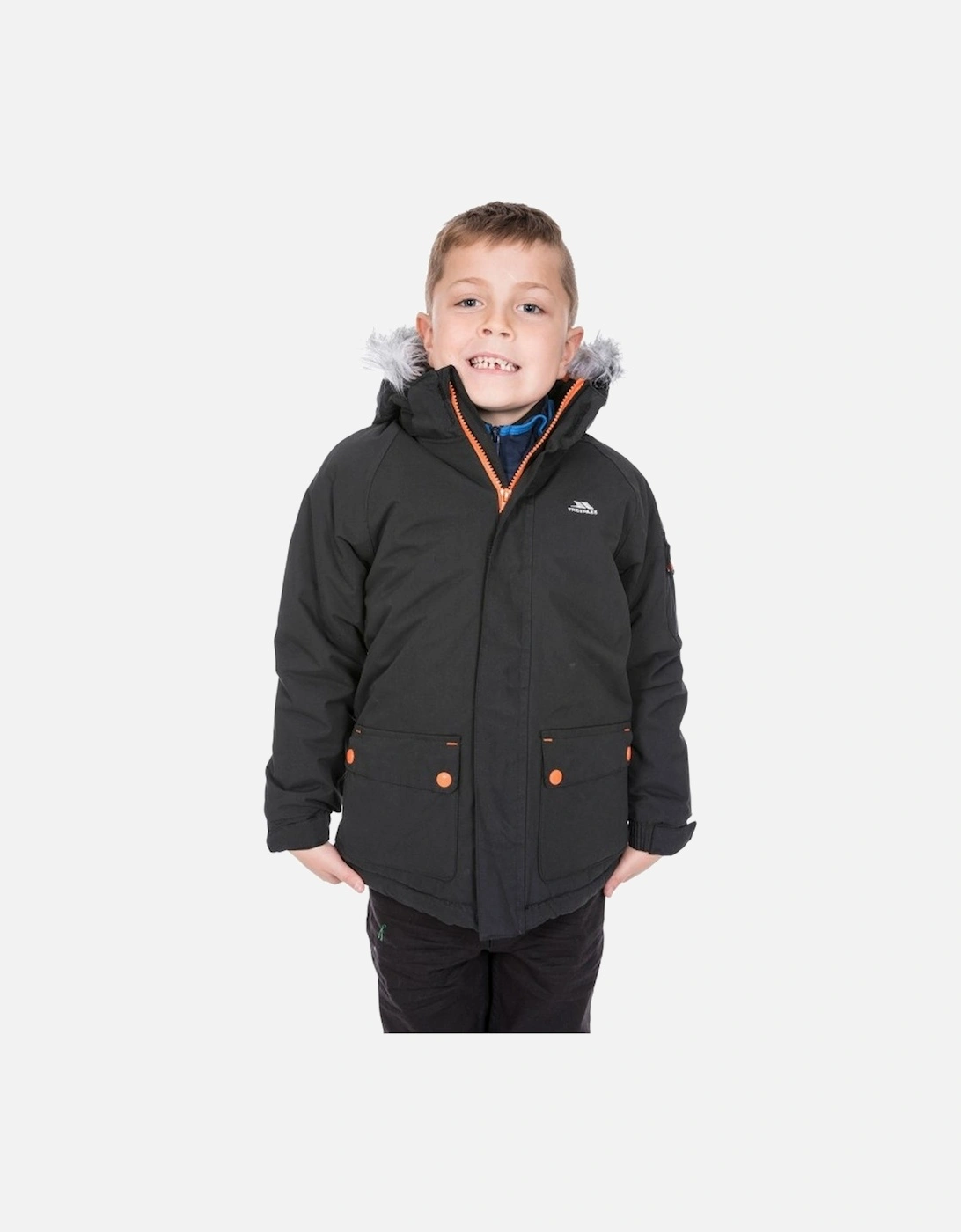 Childrens Boys Holsey Waterproof Parka Jacket, 5 of 4