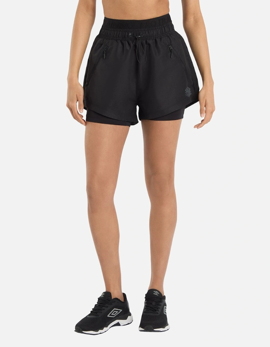 Womens/Ladies Pro Training Shorts, 3 of 2