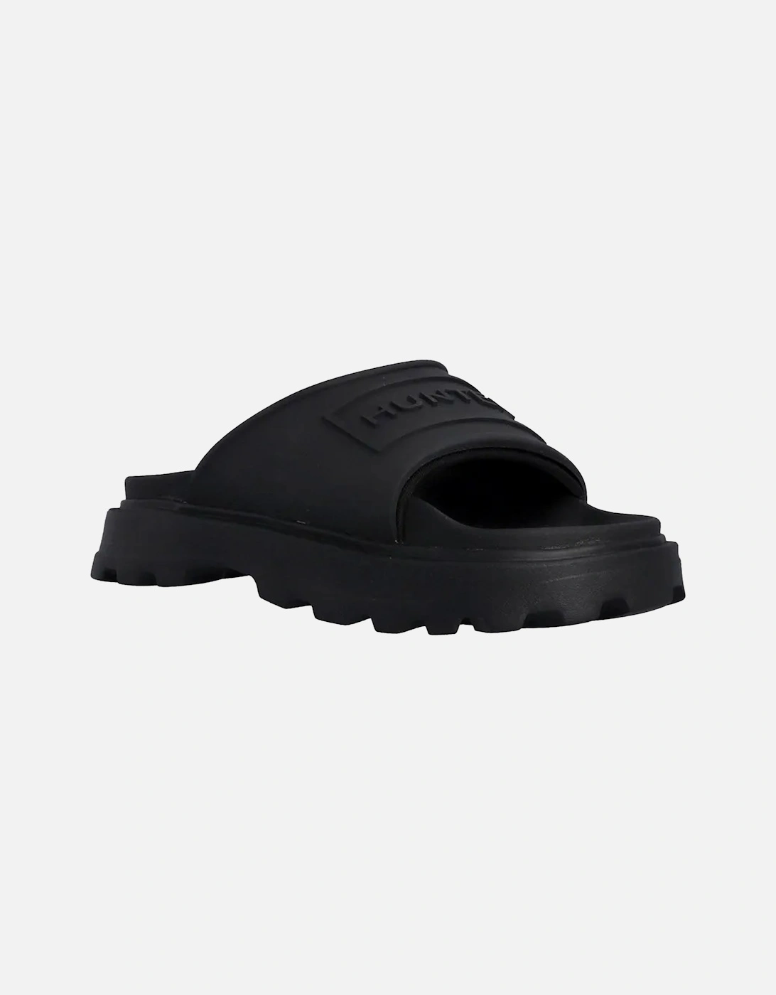 Unisex Adult Stacked Moulded Footbed Sliders