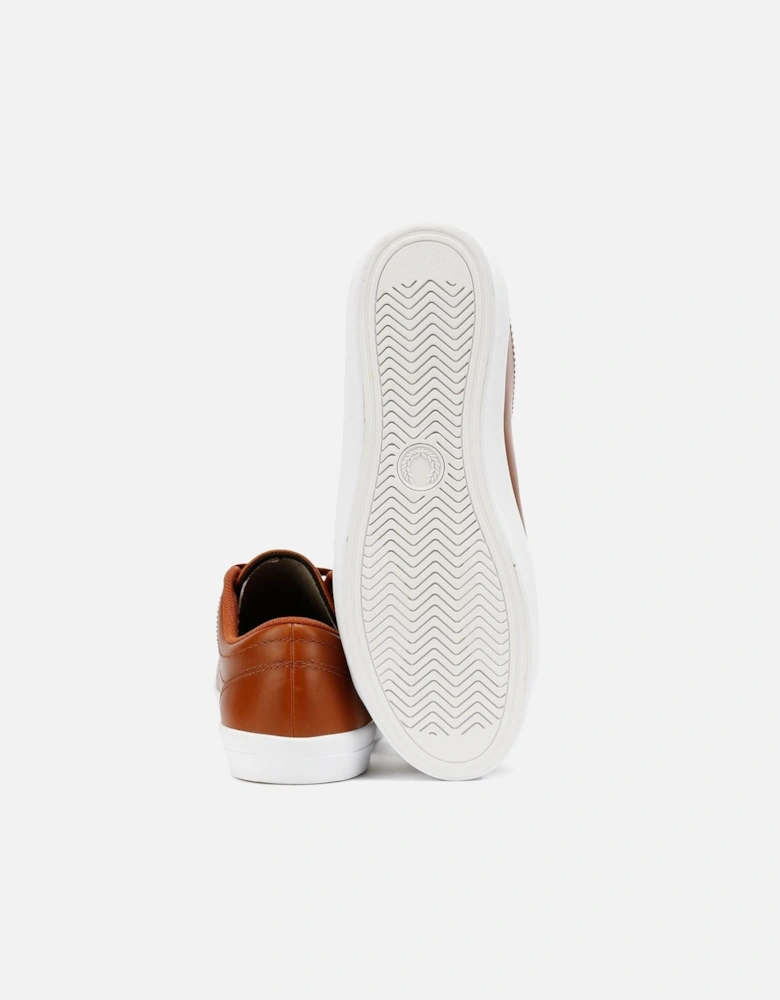 Baseline Leather Men's Tan/Champagne Trainers