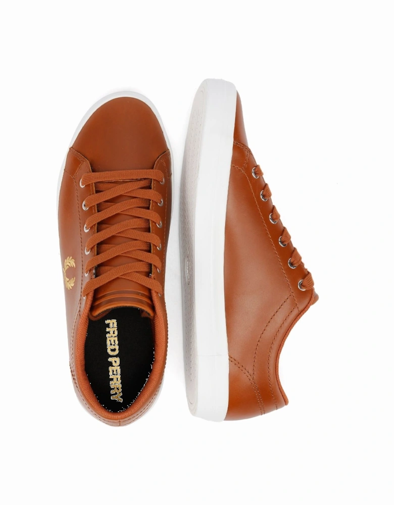 Baseline Leather Men's Tan/Champagne Trainers