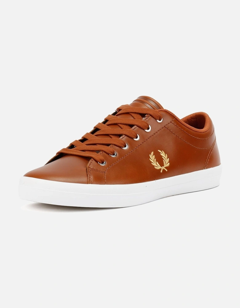 Baseline Leather Men's Tan/Champagne Trainers