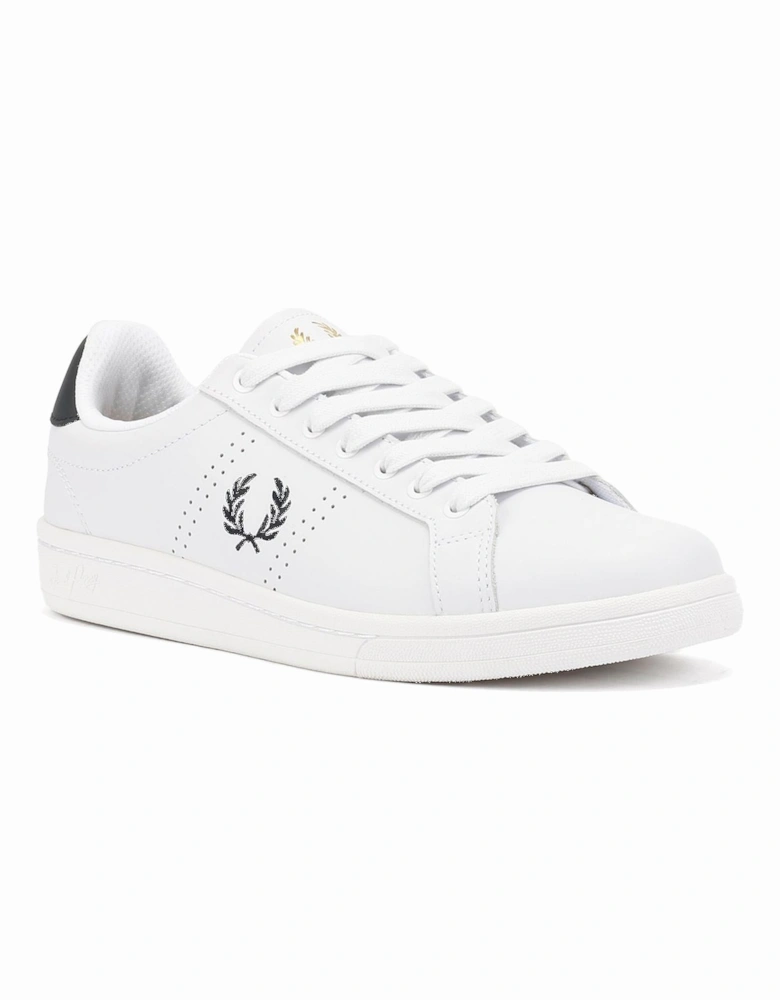 B721 Leather Men's White/Navy Trainers