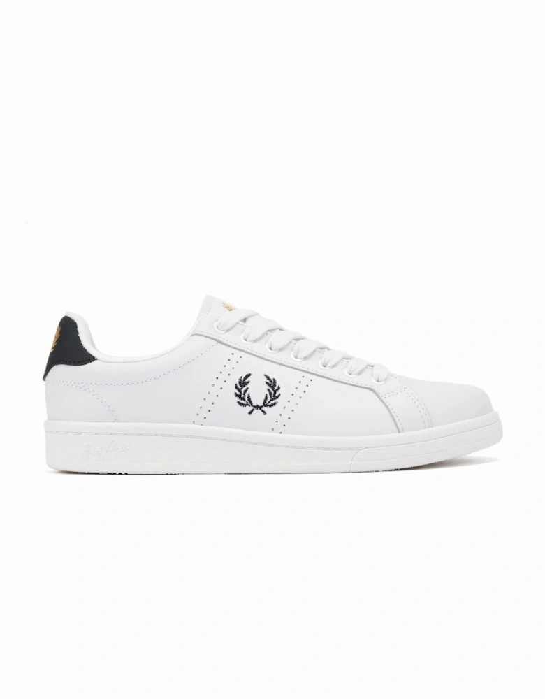 B721 Leather Men's White/Navy Trainers
